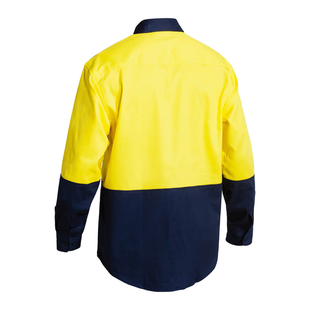 Bisley BS6267 Yellow Navy – Back View