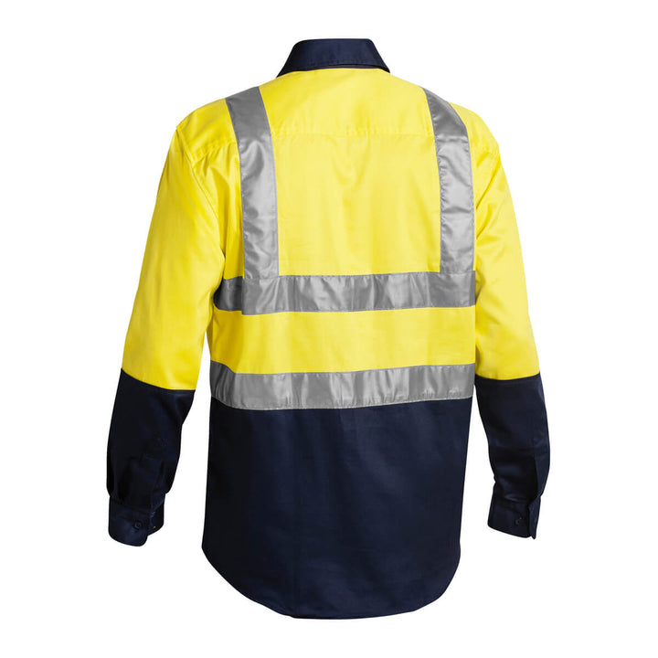 Bisley BS6267T Yellow Navy – Back View