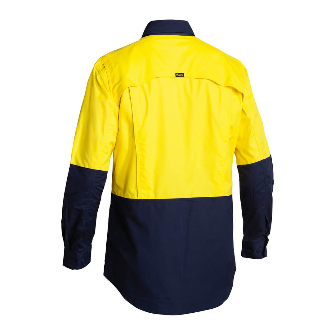 Bisley BS6415 Yellow Navy – Back View