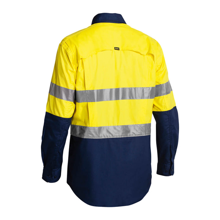 Bisley BS6415T Yellow Navy – Back View