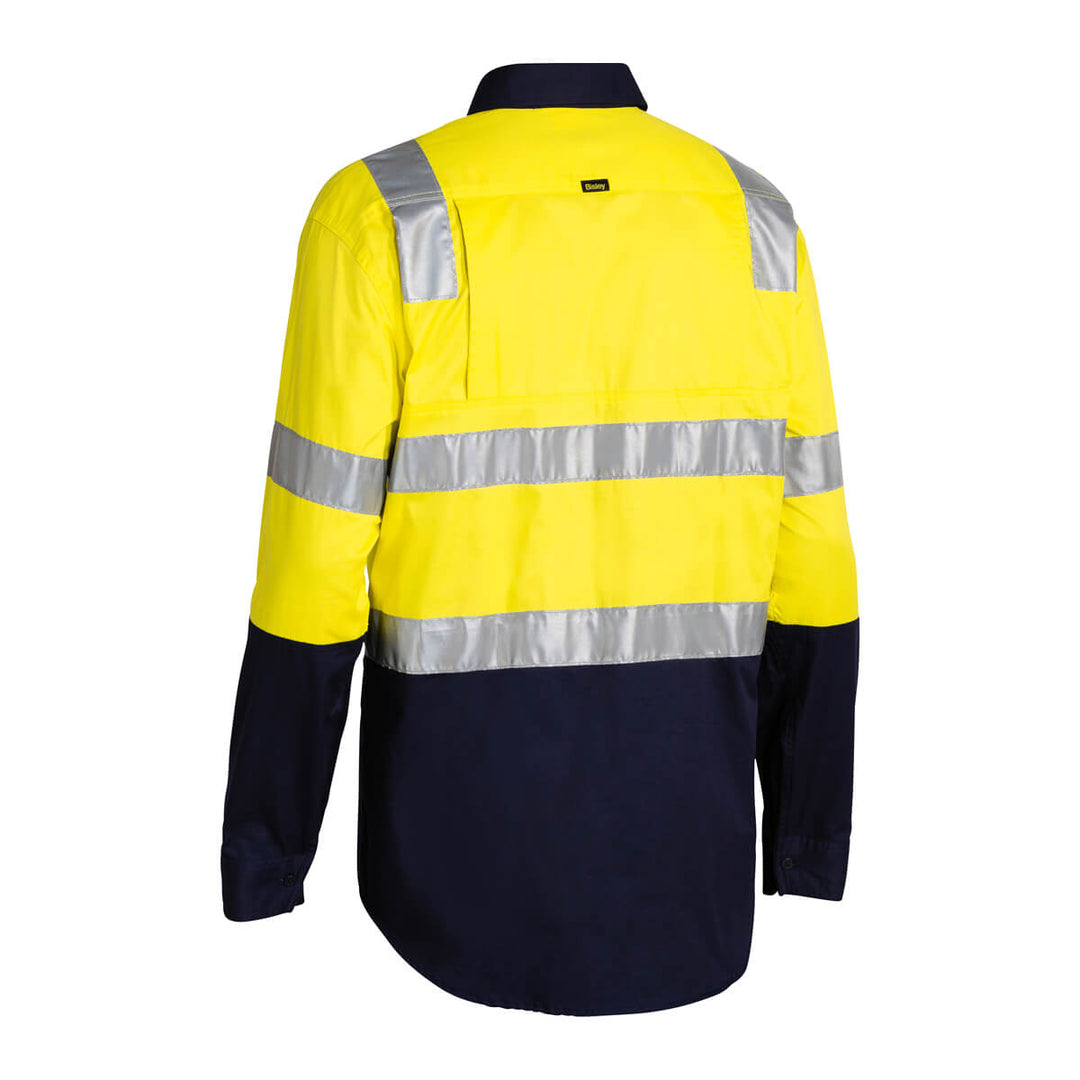 Bisley BS6432T Yellow Navy – Back View