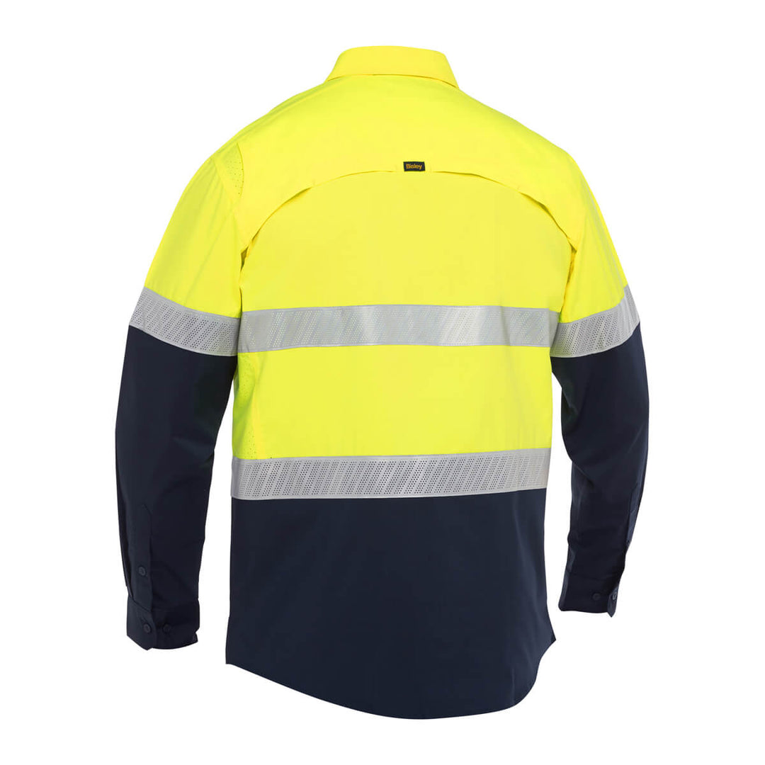 Bisley BS6491T Yellow Navy – Back View