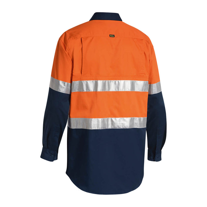 Bisley BS6696T Orange Navy – Back View
