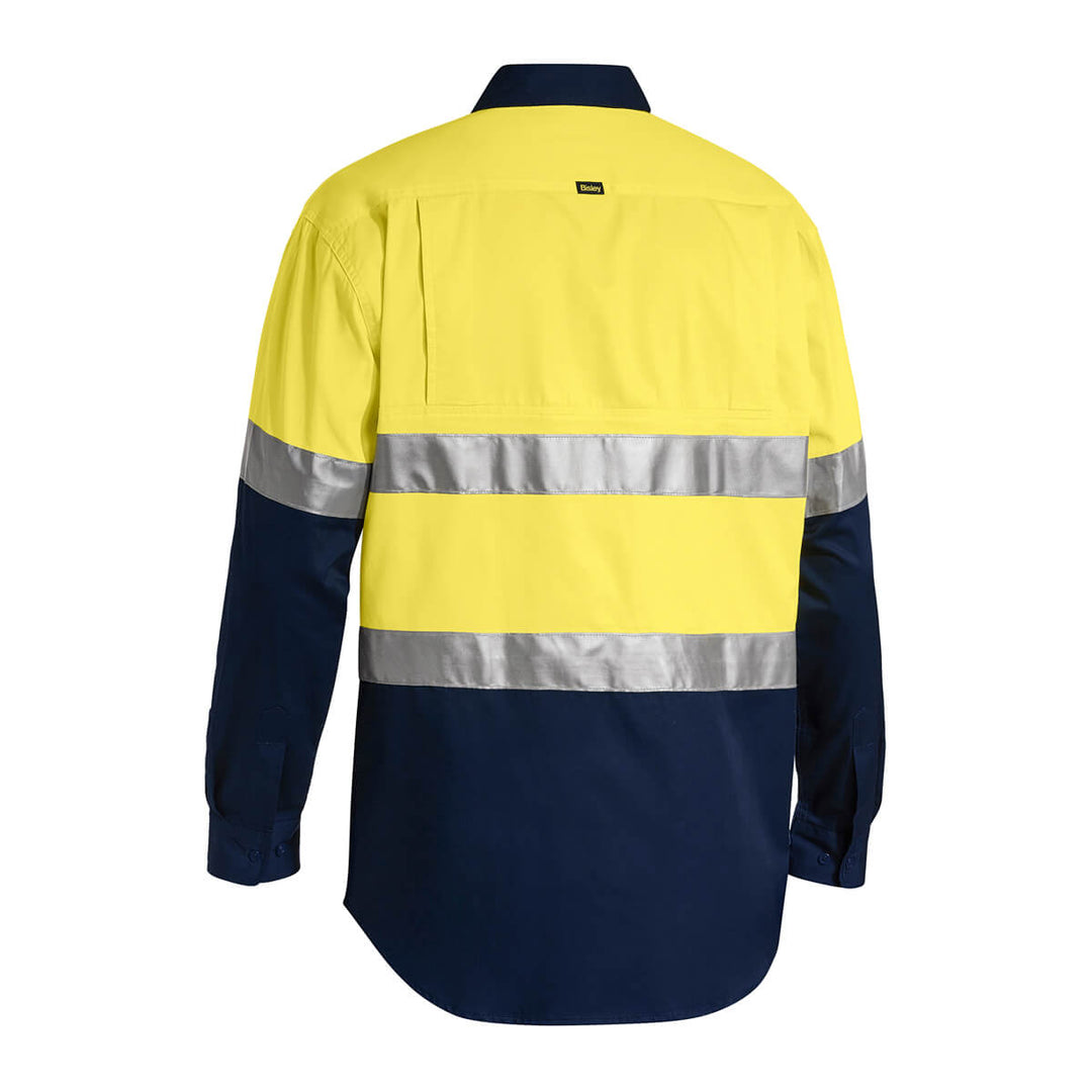 Bisley BS6696T Yellow Navy – Back View