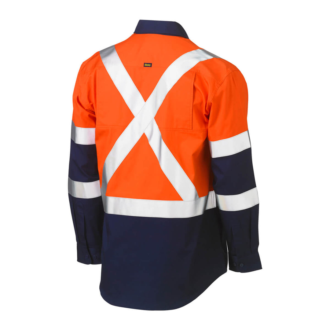 Bisley BS6696XT Orange Navy – Back View