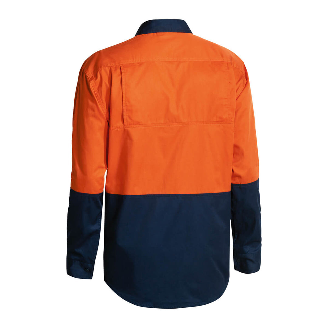 Bisley BS6895 Orange Navy – Back View