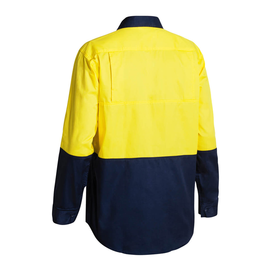 Bisley BS6895 Yellow Navy – Back View