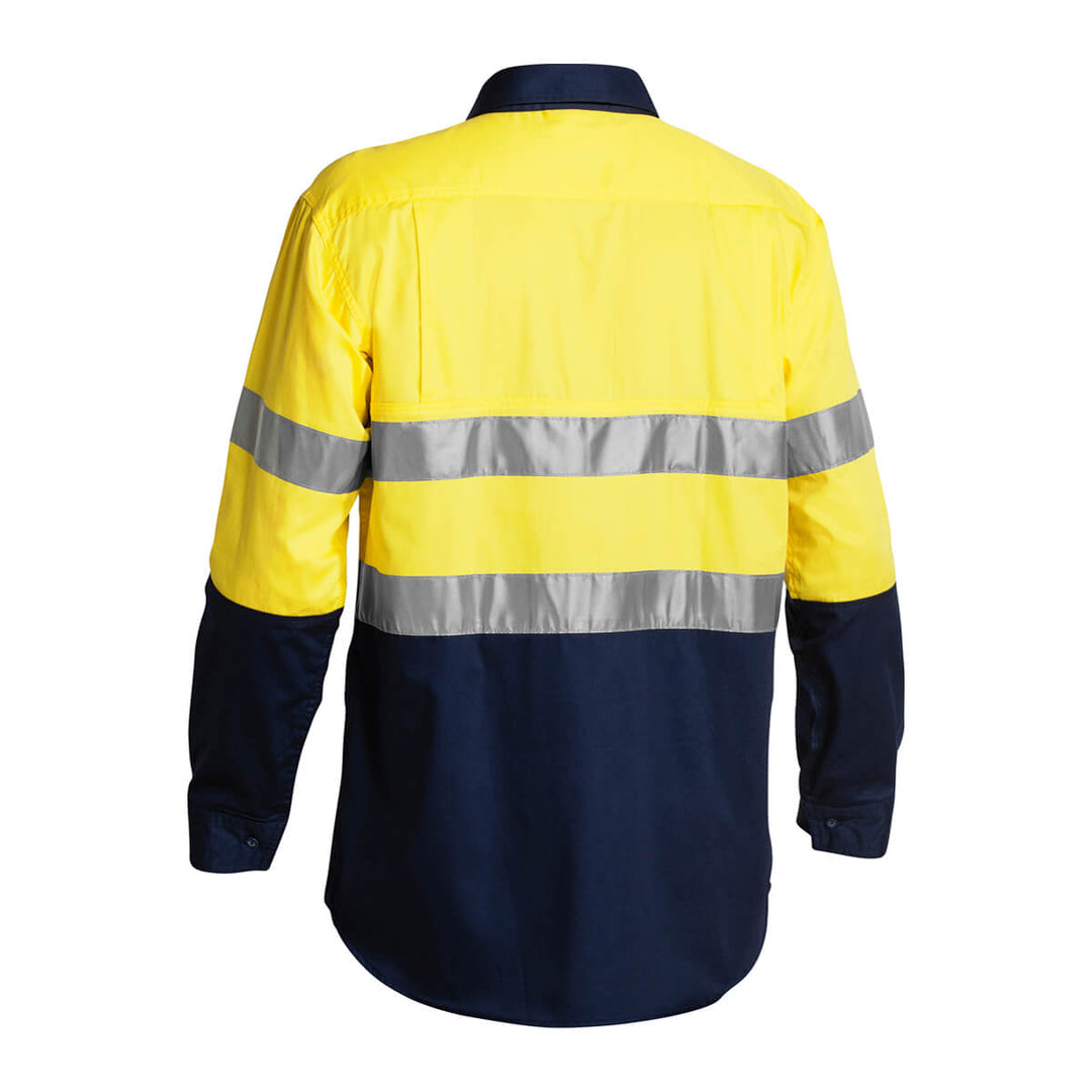 Bisley BS6896 Yellow Navy – Back View