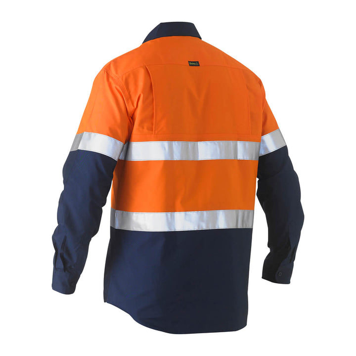 Bisley BS6996T Orange Navy – Back View