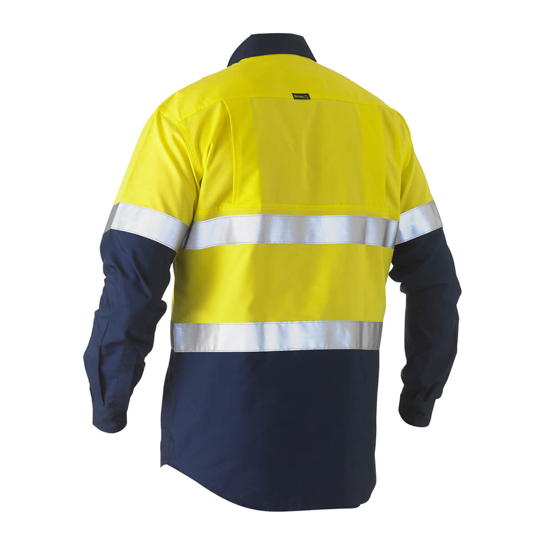 Bisley BS6996T Yellow Navy – Back View