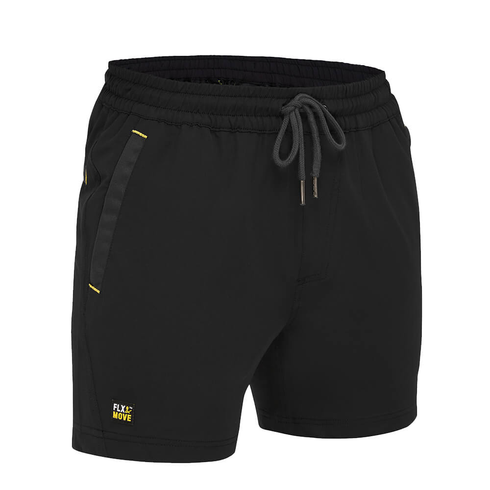 Bisley BSH1331 4-Way Stretch Elastic Waist Shorts Charcoal