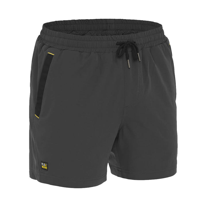 Bisley BSH1331 4-Way Stretch Elastic Waist Shorts Stone