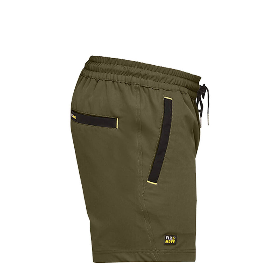 Bisley BSH1331 4-Way Stretch Elastic Waist Shorts Navy