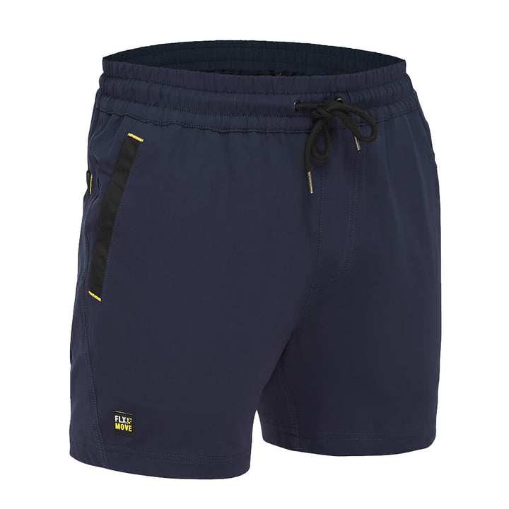 Bisley BSH1331 4-Way Stretch Elastic Waist Shorts Stone
