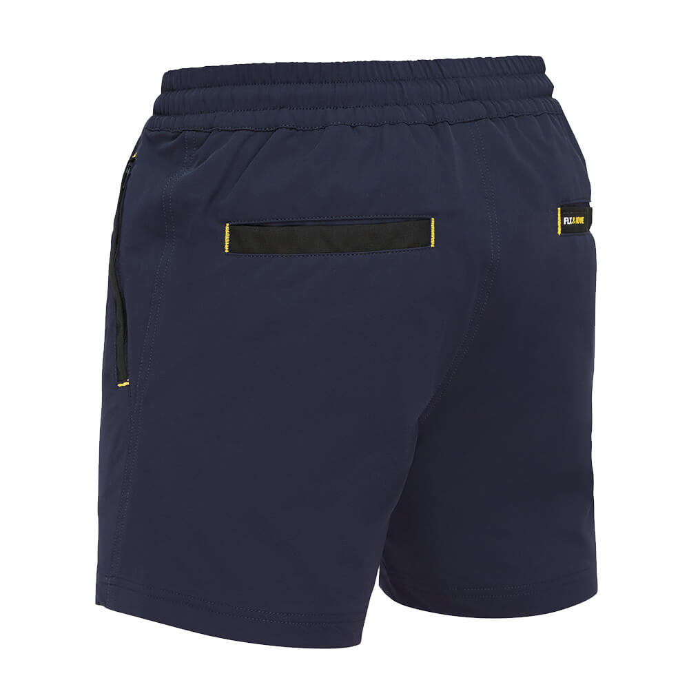 Bisley BSH1331 4-Way Stretch Elastic Waist Shorts Green
