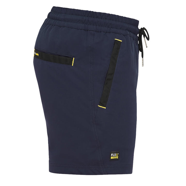 Bisley BSH1331 4-Way Stretch Elastic Waist Shorts Navy