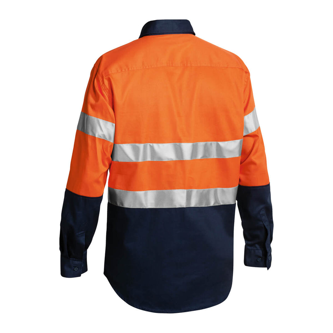 Bisley BTC6456 Orange Navy – Back View