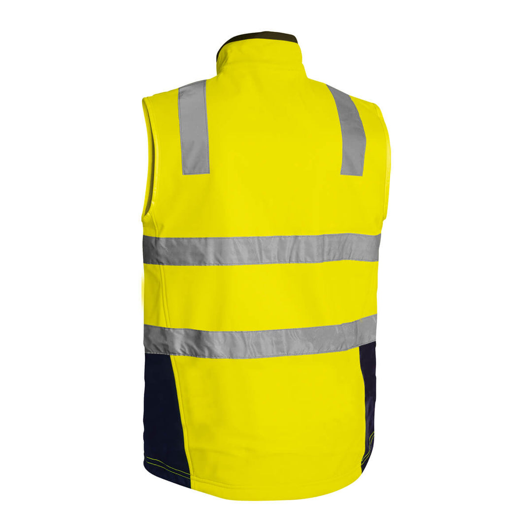Bisley BV0348T Yellow Navy – Back View