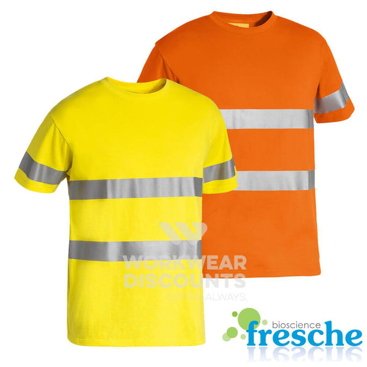 Bisley BK1017T Hi-Vis Taped Cotton T-Shirt