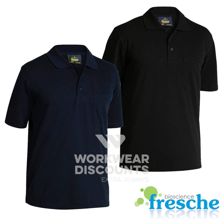 Bisley BK1290 Polyester Cotton Polo Pocket Short Sleeve