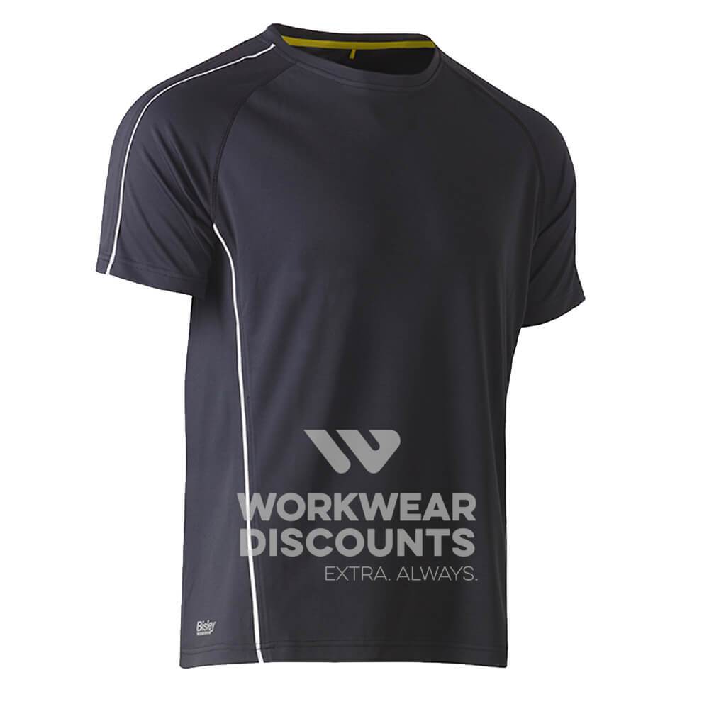 Bisley BK1426 Cool Mesh Tee Shirt Short Sleeve Charcoal