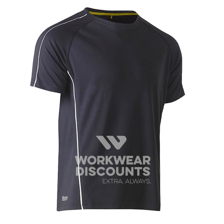 Bisley BK1426 Cool Mesh Tee Shirt Short Sleeve Charcoal