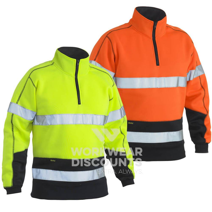 Bisley BK6989T Hi-Vis Taped Fleece Pullover