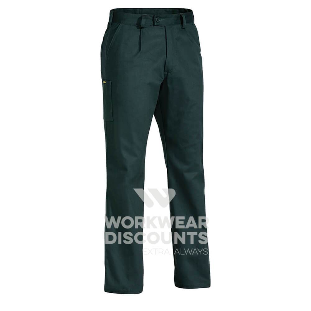 Bisley BP6007 Cotton Drill Pants Bottle Front
