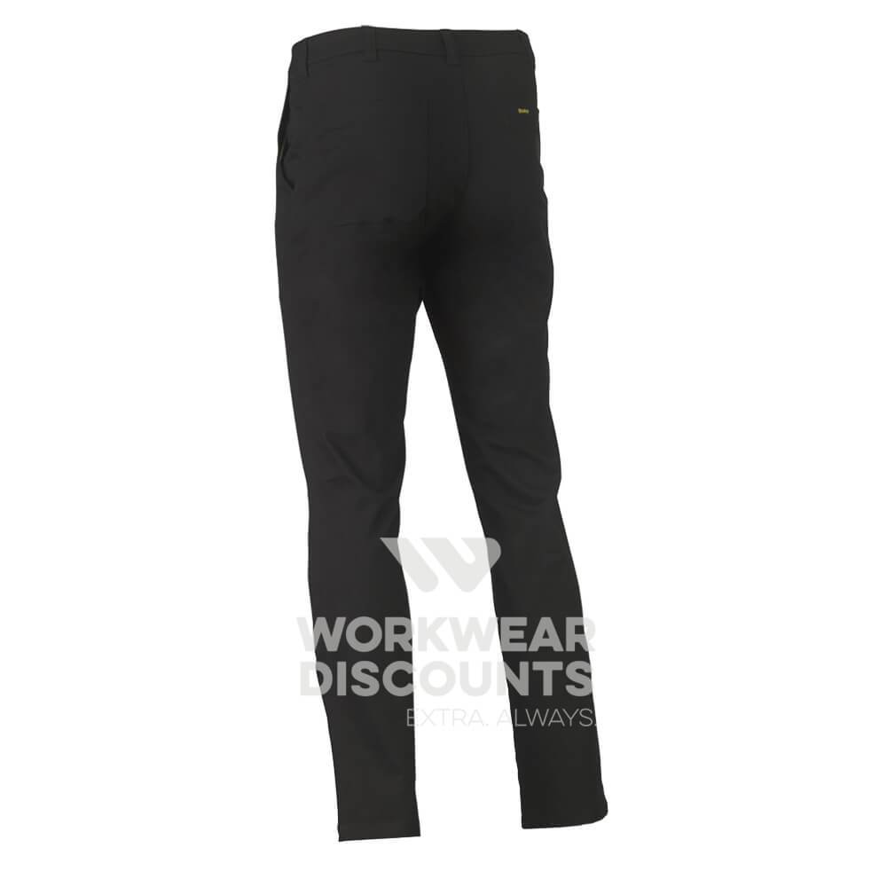 Bisley BP6008 Stretch Cotton Drill Work Pants Bottle Back