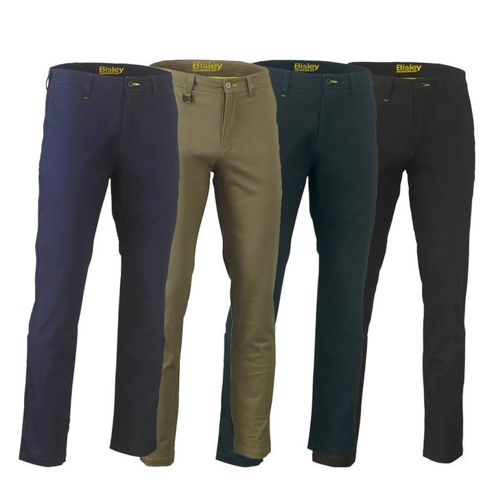 Bisley BP6008 Stretch Cotton Drill Work Pants Navy