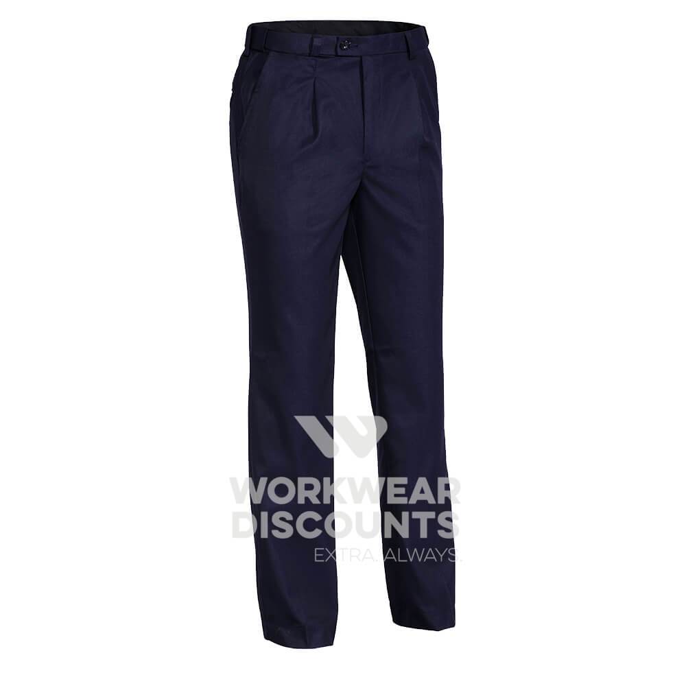 Bisley BP6123D Permanent Press Easy Fit Pants Navy