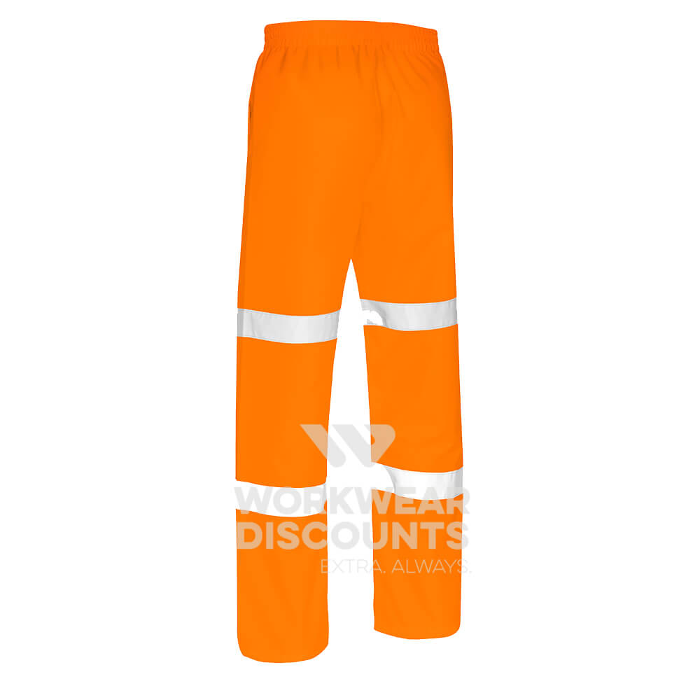 Bisley BP6969T Taped Shell Rain Pant Orange Back
