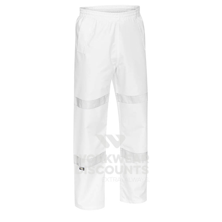 Bisley BP6969T Taped Shell Rain Pant White Front