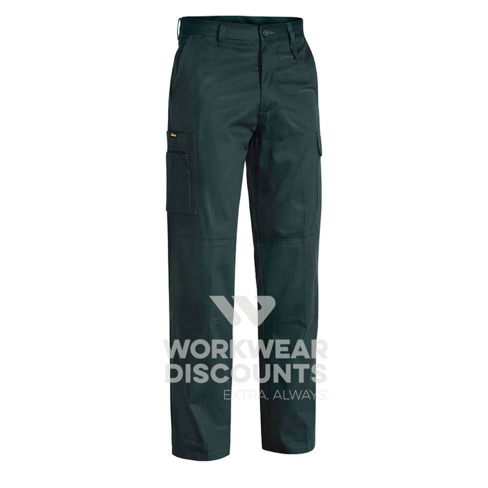 Bisley BP6999 Cool Middleweight Cotton Drill Utility Pants Bottle Front