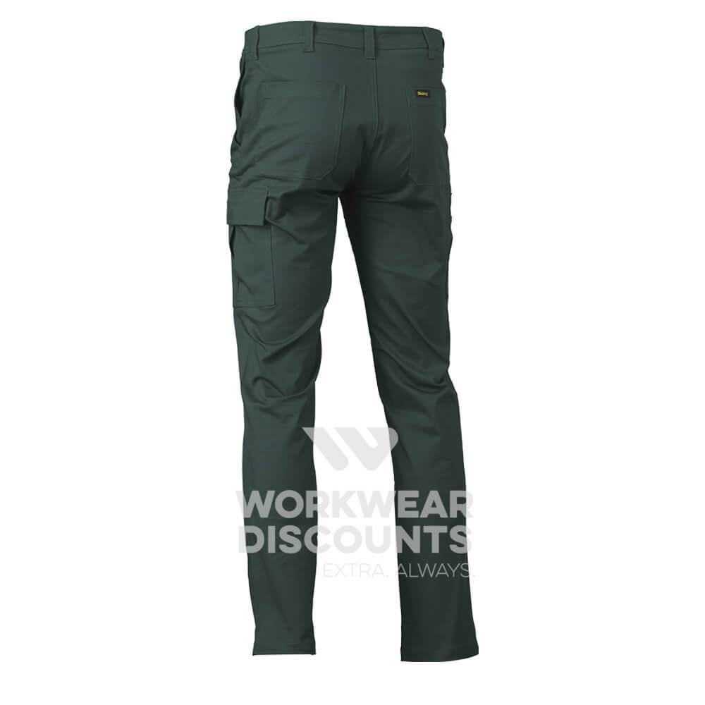 Bisley BPC6008 Stretch Cotton Drill Cargo Pants Bottle Back