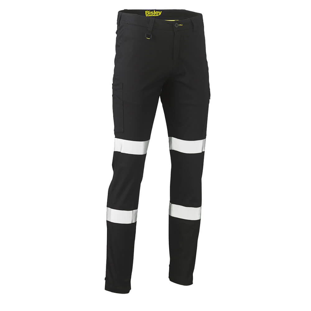 Bisley BPC6008T Biomotion Stretch Cotton Cargo Pants Navy
