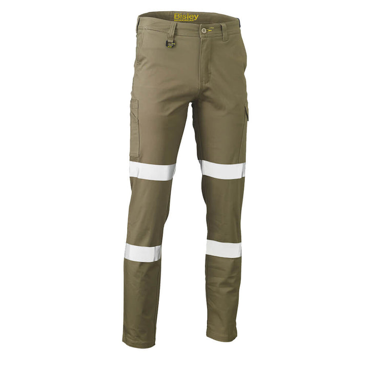 Bisley BPC6008T Biomotion Stretch Cotton Cargo Pants Navy