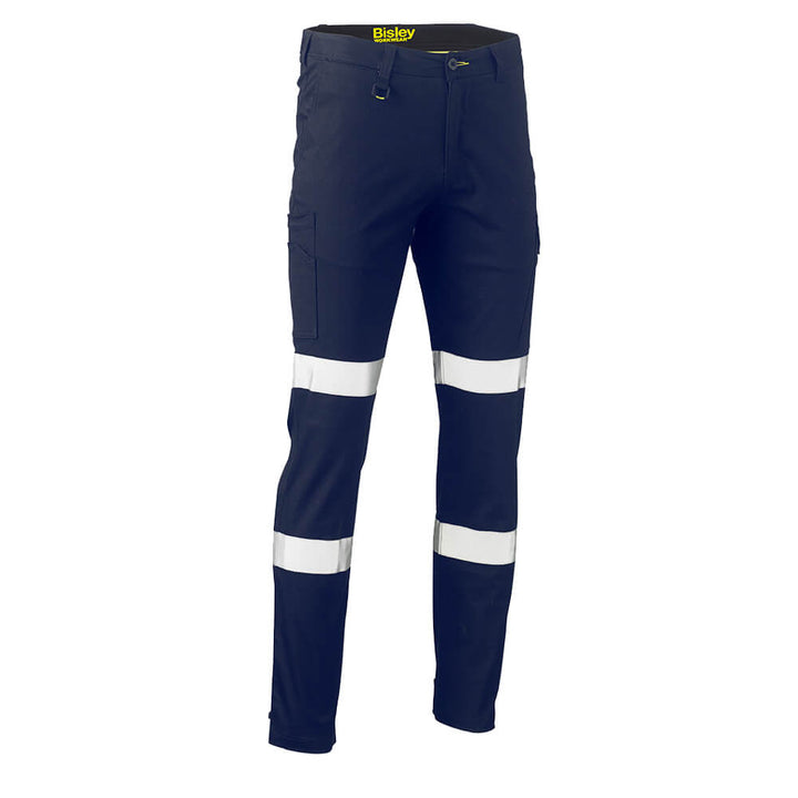 Bisley BPC6008T Biomotion Stretch Cotton Cargo Pants Navy