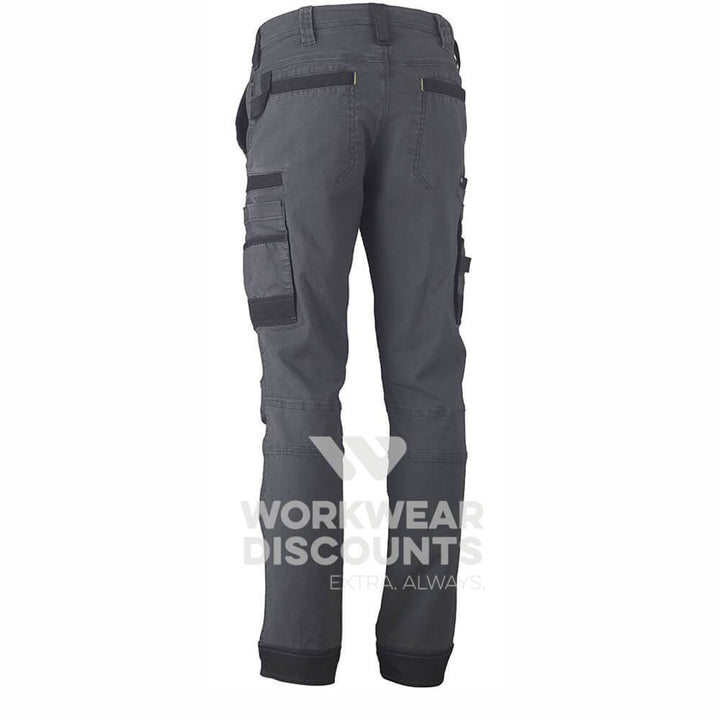 Bisley BPC6331 Flex & Move Stretch Cargo Utility Pant Charcoal Back