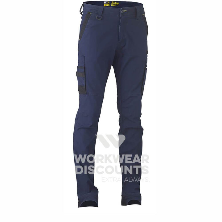 Bisley BPC6331 Flex & Move Stretch Cargo Utility Pant Navy Front