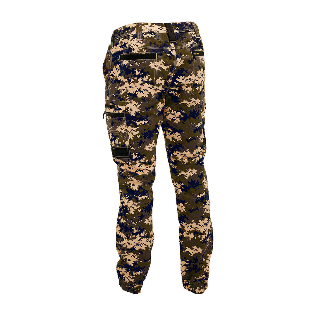Bisley BPC6337 FLX & Move Stretch Camo Cargo Pants Army Digital Back