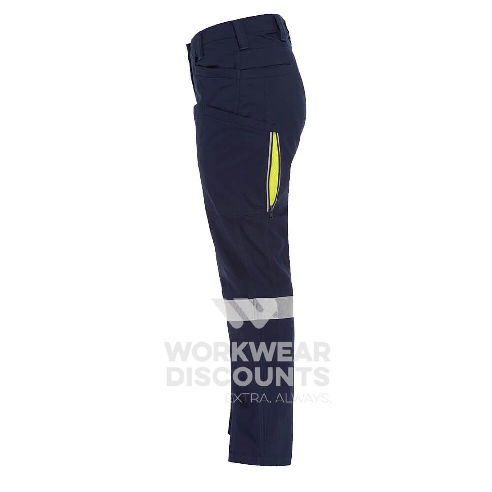 Bisley BPCL6150T Navy Yellow Left Side