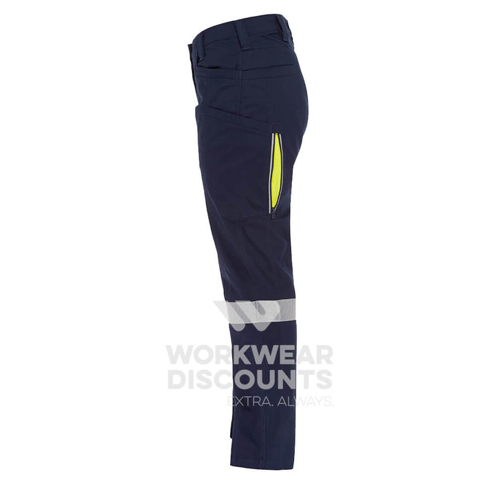 Bisley BPCL6150T Navy Yellow Left Side