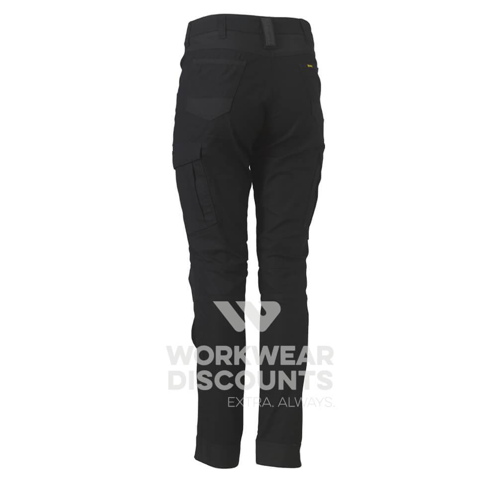 Bisley BPL6044 Womens Flex & Move Cargo Pants Black Back