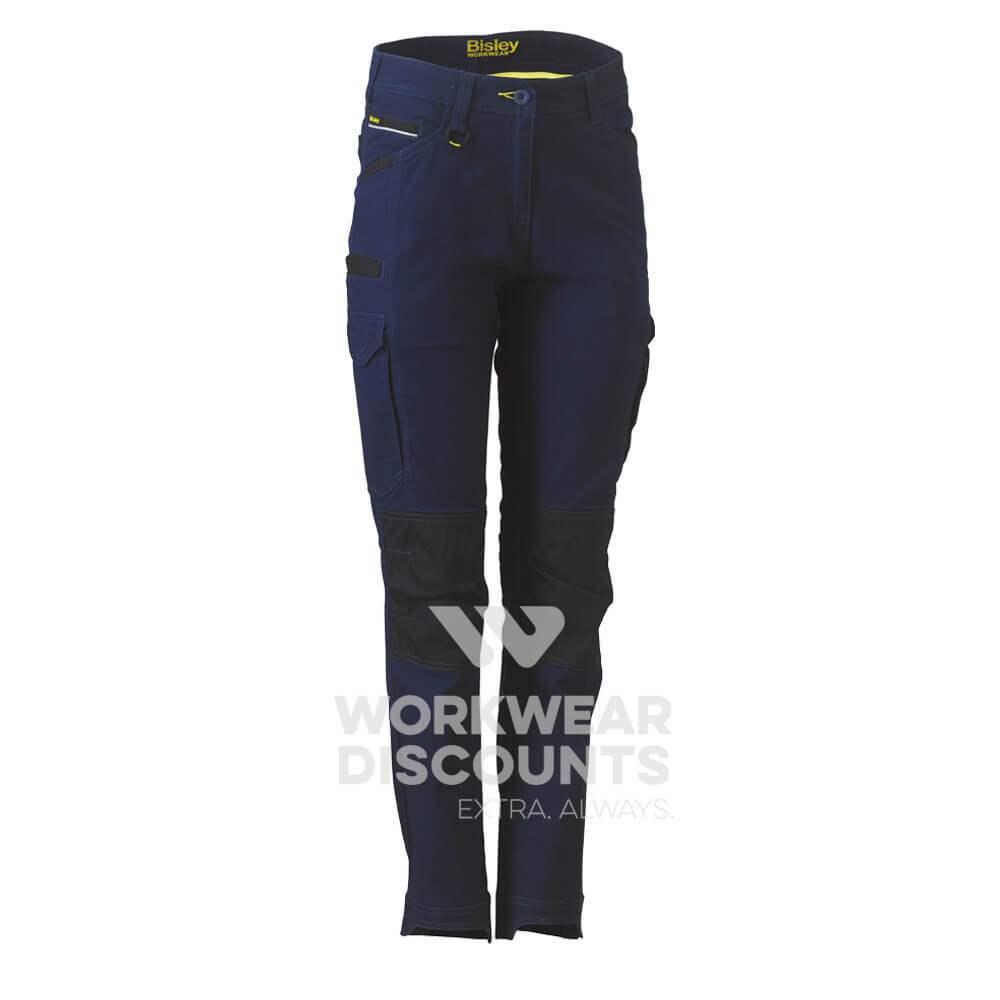 Bisley BPL6044 Womens Flex & Move Cargo Pants Navy Front