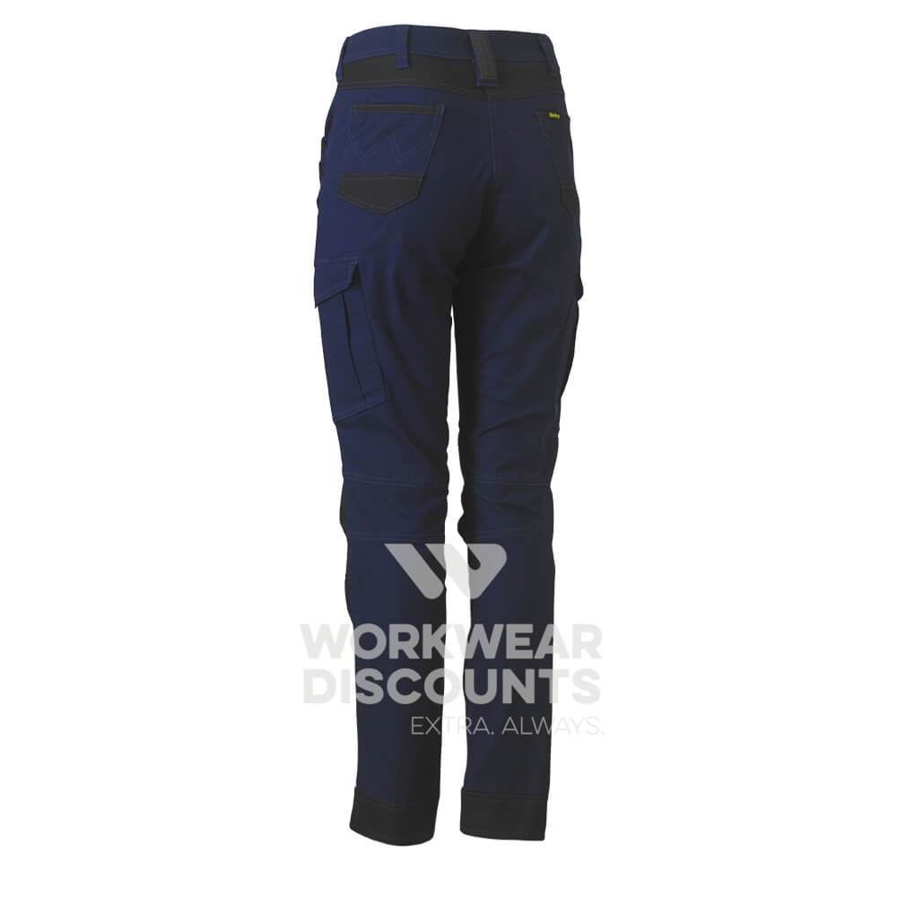 Bisley BPL6044 Womens Flex & Move Cargo Pants Navy Back