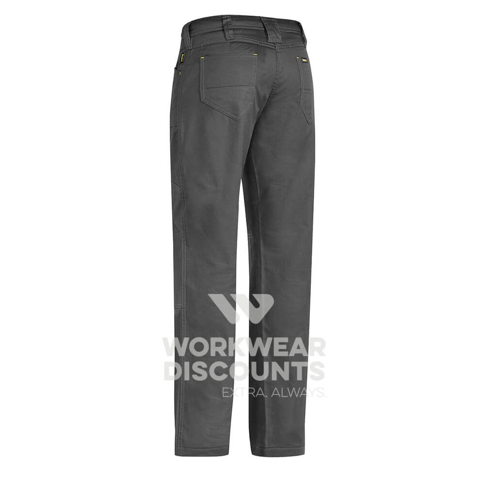 Bisley BPL6474 Ladies Engineered X Airflow Ripstop Cargo Work Pant Charcoal Back