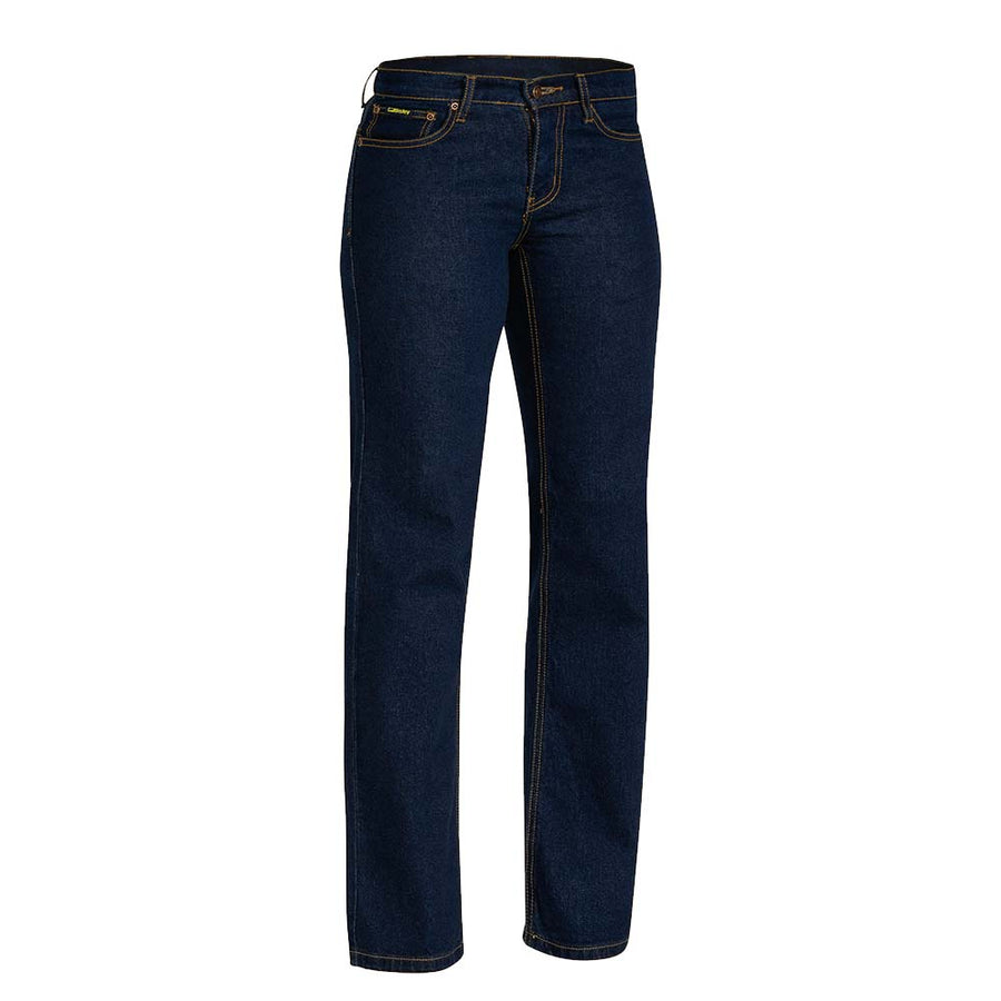 Bisley BPL6712 Ladies Stretch Denim Jeans Blue
