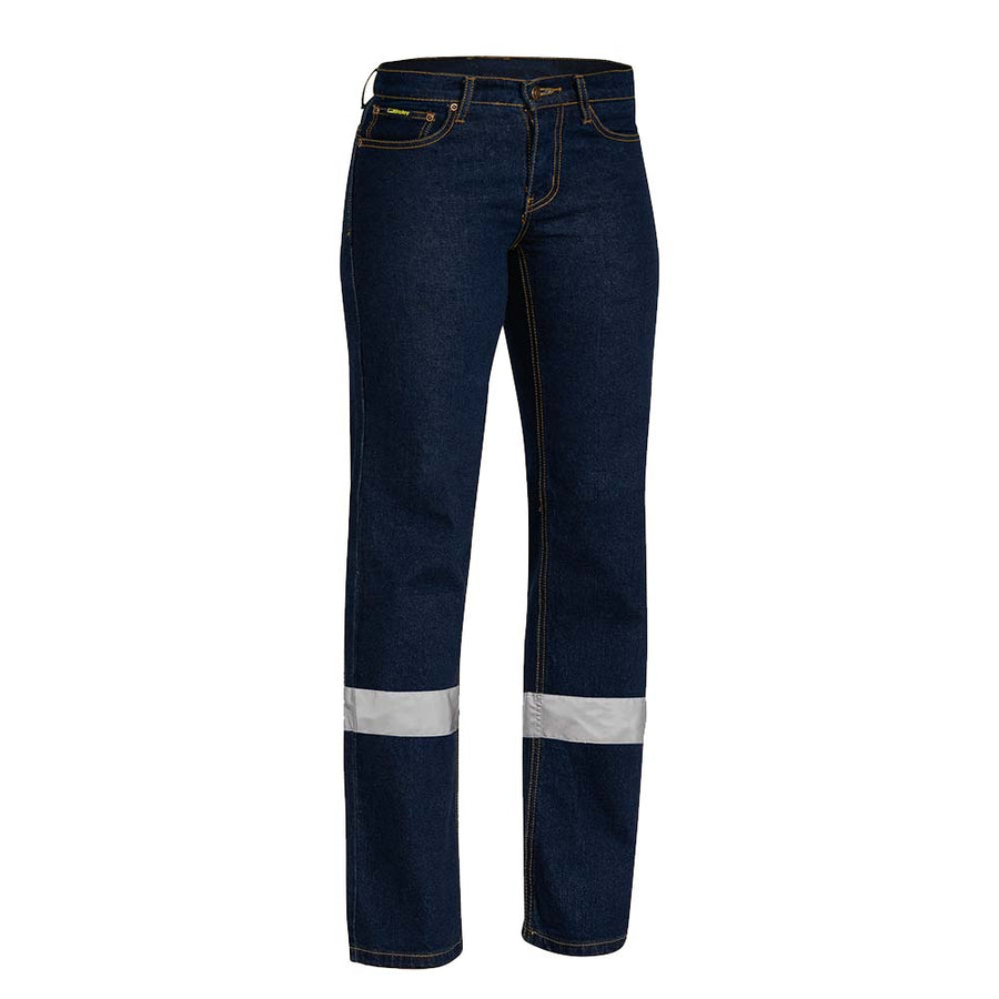 Bisley BPL6712T Ladies Taped Stretch Denim Jeans