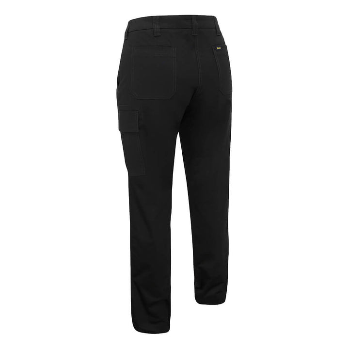 Bisley BPLC6008 Womens Stretch Cotton Cargo Pants Khaki